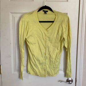 GAP Large Bright Yellow Cardigan